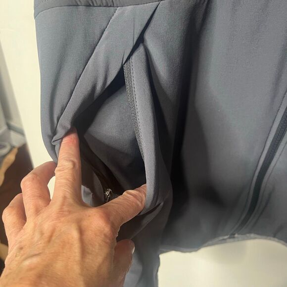 The North Face Gray Black Soft Hooded Jacket Men's Sz XL - Picture 4 of 9